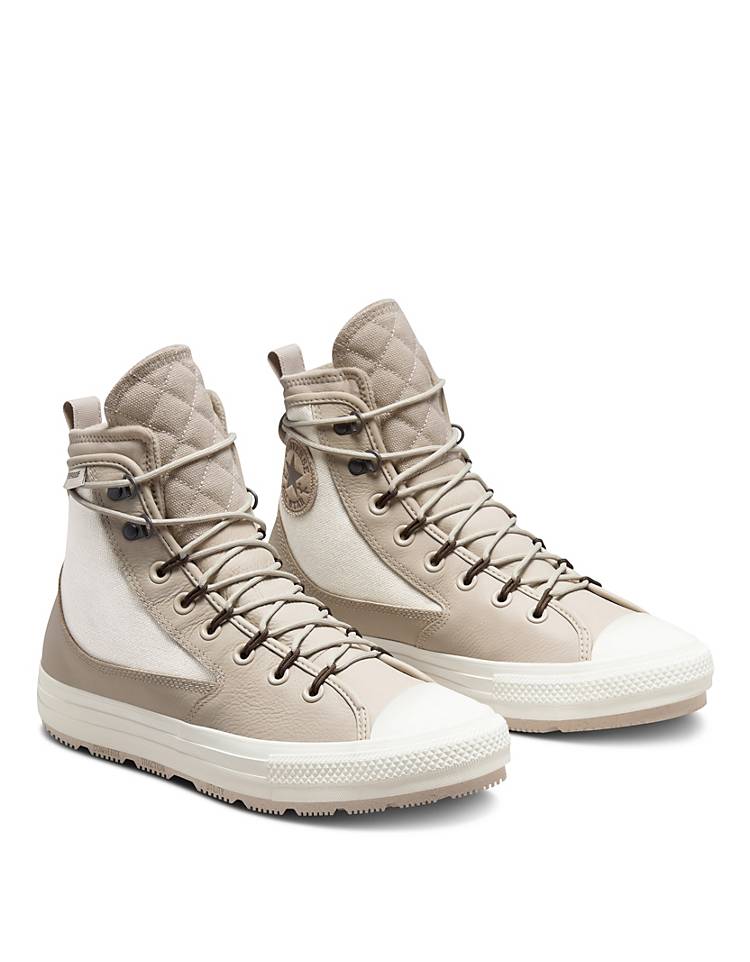 Converse Chuck Taylor All Star all terrain hi sneakers in light bone